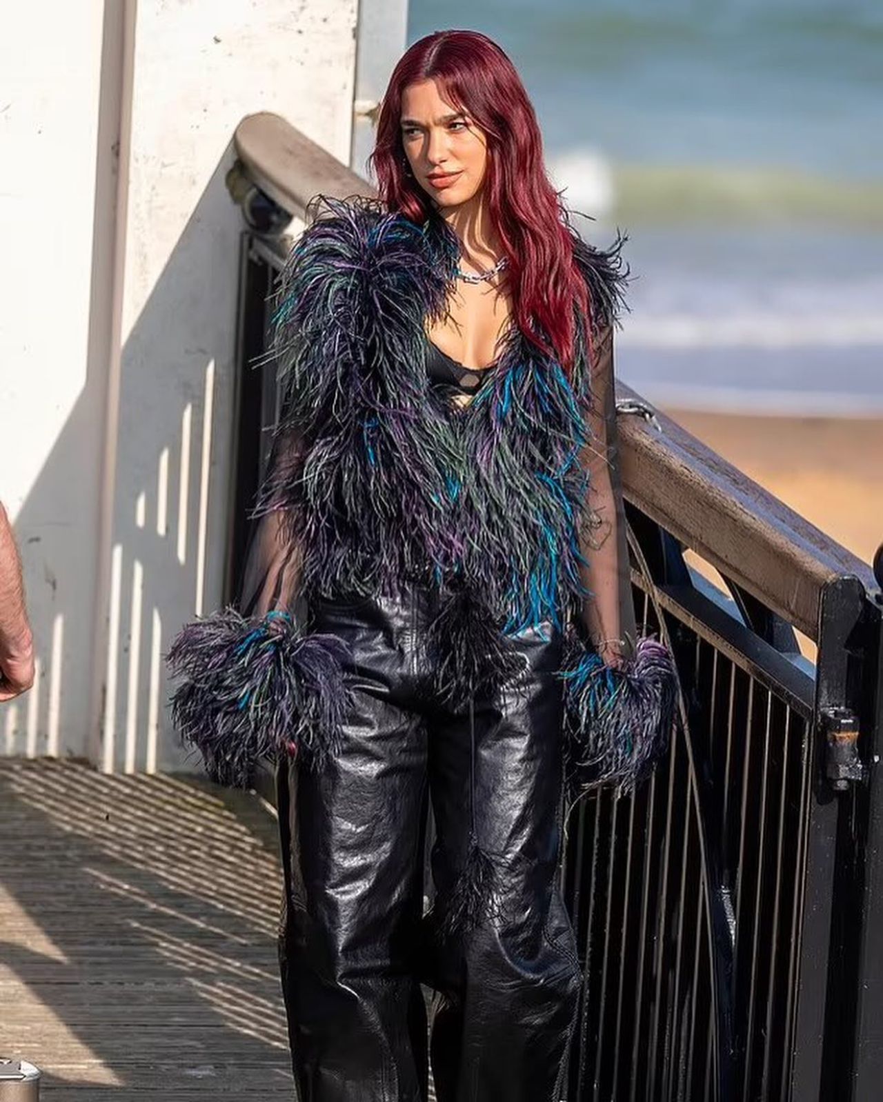 DUA LIPA AT O2 COMMUNICATIONS COMMERCIAL SET IN KENT08